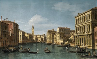 Canal Grande, Benátky, pohled na severozápad od Ca