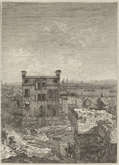 Dům s peristylem od Canaletto