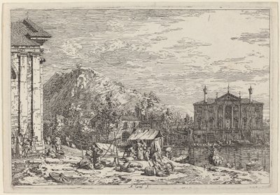 Trh v Dolo, c. 17351746. od Canaletto