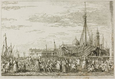 Trh na Molo, od Vedute od Canaletto