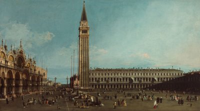 Piazza San Marco, Benátky, 1742-1745 od Giovanni Antonio Canal