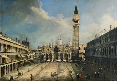 Náměstí San Marco v Benátkách od Canaletto