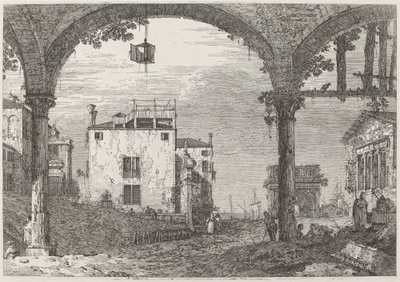 Portico s lucernou od Canaletto