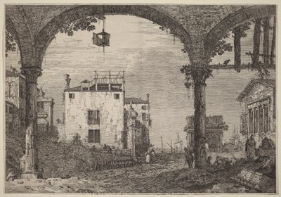 Portikus s lucernou od Canaletto
