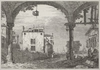 Portikus s lucernou od Canaletto