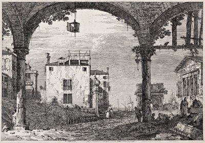 Portikus s lucernou
ze série „Vedute“ (Pohledy) od Canaletto