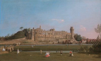 Hrad Warwick od Canaletto