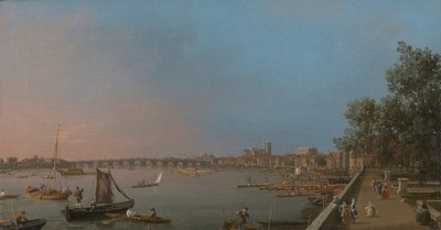 Westminster z Near the Terrace of Somerset House od Canaletto