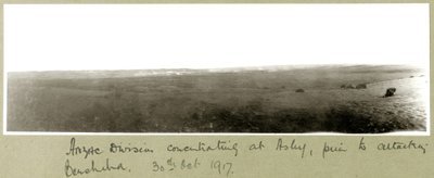 Divize ANZAC se soustředí u Asluj před útokem na Beershebu, 20. října 1917 od Capt. Arthur Rhodes