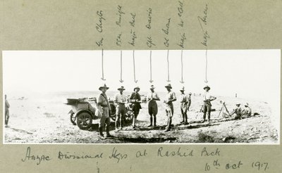 Velitelství divize ANZAC v Rashid Becku, říjen 1917 od Capt. Arthur Rhodes