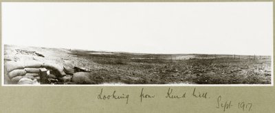 Pohled z Kurdova kopce, září 1917 od Capt. Arthur Rhodes