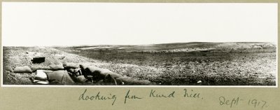 Pohled z Kurd Hill, září 1917 od Capt. Arthur Rhodes