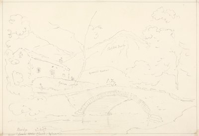Most poblíž kostela Loweswater v Scale Hill, 2. srpna od Capt. Thomas Hastings