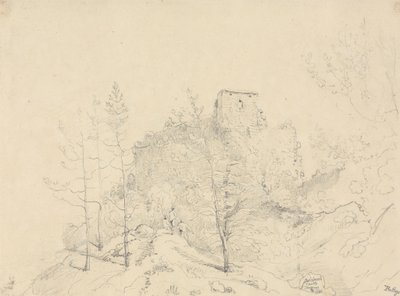 Hrad Carisbrooke, 9. května 1826 od Capt. Thomas Hastings