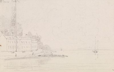 Hrad Cowes, Isle of Wight od Capt. Thomas Hastings