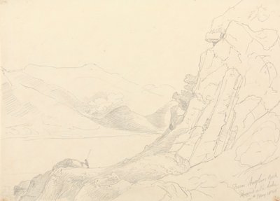 Z Anglers Rock, Ennerdale Lake, 10. května 1836 od Capt. Thomas Hastings