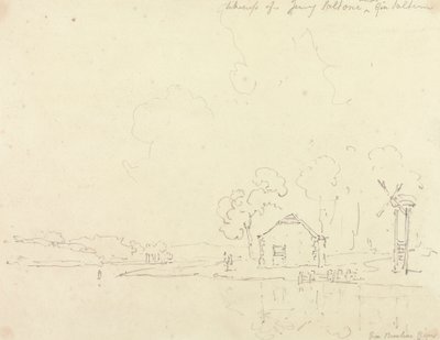 Z řeky Beaulieu, Hampshire od Capt. Thomas Hastings