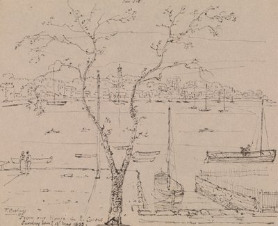 Z našeho domu v East Cowes, neděle večer, 12. května 1833 od Capt. Thomas Hastings
