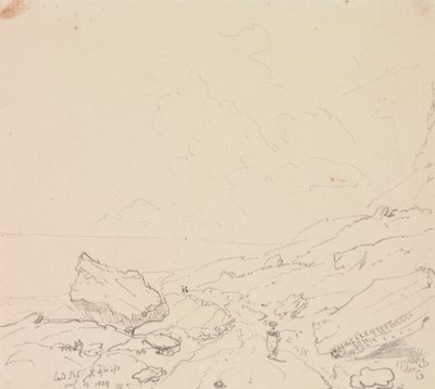 Landslip, Isle of Wight, 13. srpna 1829 od Capt. Thomas Hastings