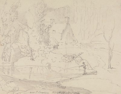 Poblíž Saint Lawrence, Isle of Wight, prosinec 1826 od Capt. Thomas Hastings
