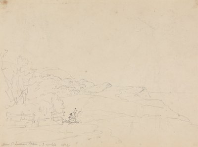 Poblíž stanice Saint Lawrence, Isle of Wight od Capt. Thomas Hastings