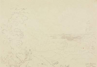 Poblíž Swainstone, Isle of Wight, srpen 1829 od Capt. Thomas Hastings