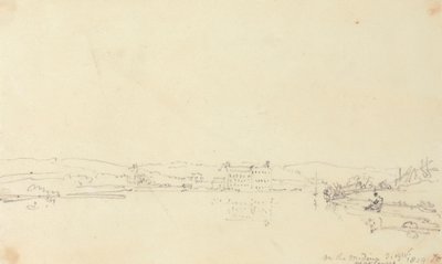 Na Medině poblíž Cowes, Isle of Wight od Capt. Thomas Hastings