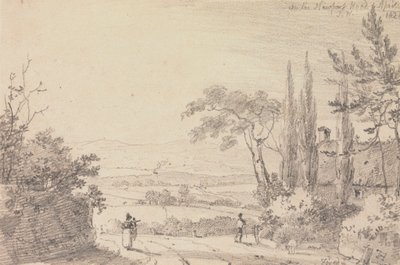 Na Newport Road, duben 1826 od Capt. Thomas Hastings