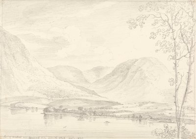 Část Mellbreak nad Crummock Lake, 1. srpna 1835 od Capt. Thomas Hastings