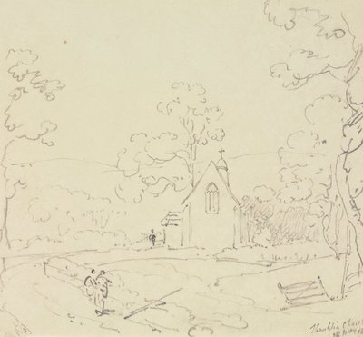 Shanklin Church, Isle of Wight, 28. května 1829 od Capt. Thomas Hastings