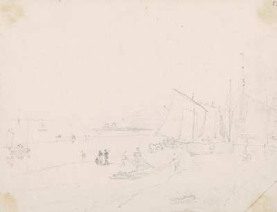 Náčrt plážové scény, Hastings od Capt. Thomas Hastings