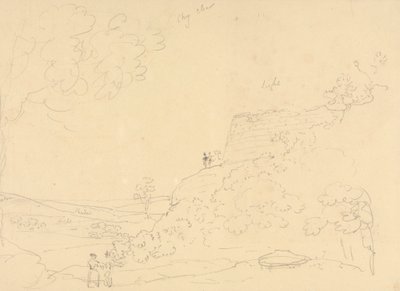 Náčrt bašty Hillside, Isle of Wight od Capt. Thomas Hastings