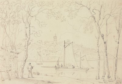 West Cowes, z východu od Capt. Thomas Hastings