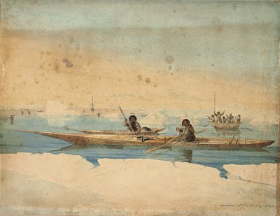 Kanoe na Savage Isles, Hudsonův průliv od Captain George Francis Lyon