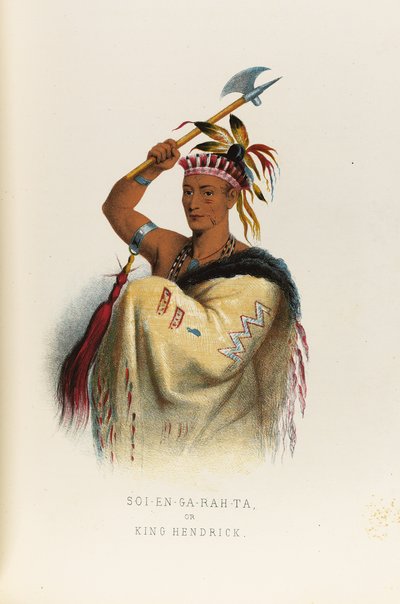 Soi-En-Ga-Rah-Ta nebo král Hendrick, od Captain Seth Eastman
