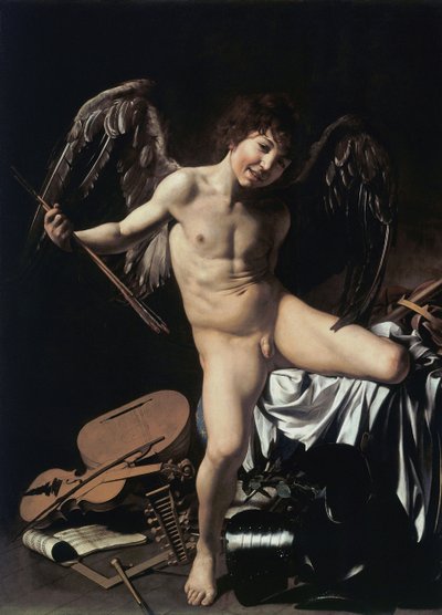 Německy: Amor als Sieger Amor Vincit Omnia od Caravaggio