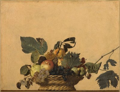 Italsky: košík s ovocem od Caravaggio