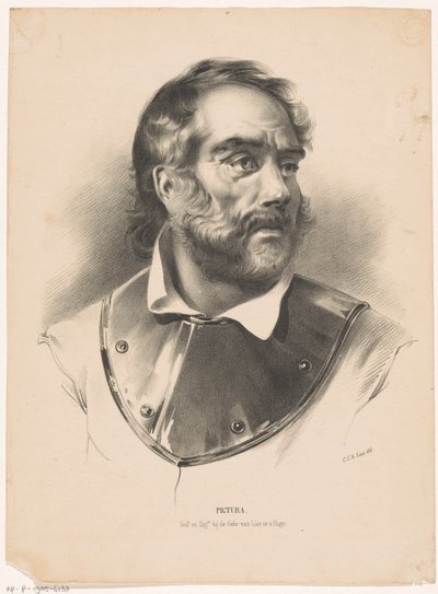 Muž s límcem ze železného prstenu Pictura (název série na objektu) od Carel Christiaan Antony Last