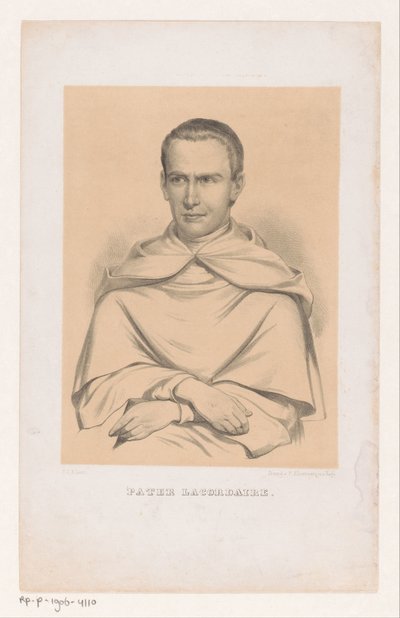 Portrét Jean-Baptiste Henri Lacordaire od Carel Christiaan Antony Last