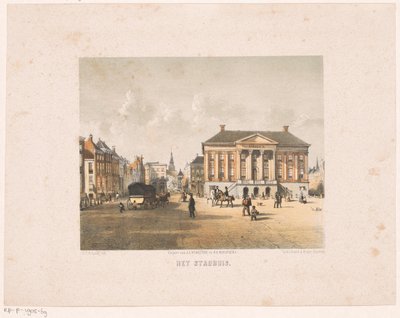 Radnice v Groningenu Radnice (název na objektu) od Carel Christiaan Antony Last