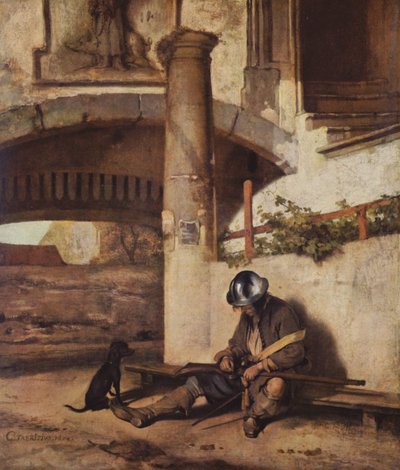 Nizozemština: Strážce brány od Carel Fabritius