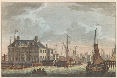 Pohled na New City Inn, asi 1790 Nieuwe Stads-Herberg v Amsterdamu / Vue de L