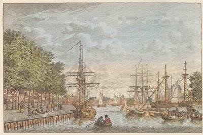 Přístav Middelburg, asi 1790 Přístav Middelburg / Le port de Middelburg (název na objektu) od Carel Frederik Bendorp (I)