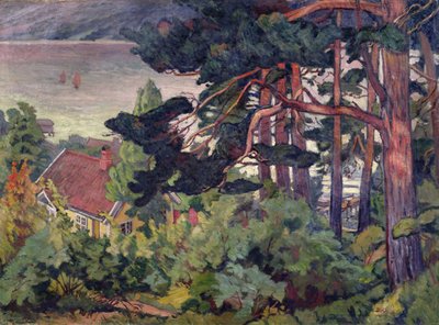 Podzim u fjordu Kristiana od Carl-Edvard Diriks