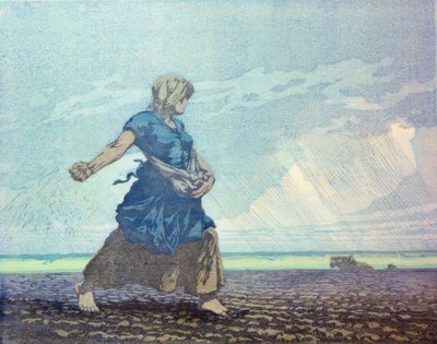 Výsevní žena od Carl Alexander Brendel