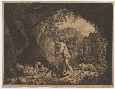 The Shepherd Finding Romulus near Goat.n.d. od Carl Baron von Vittinghoff