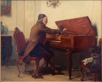 Stolní klávesnice Mann am od Carl Bernhard Schlösser