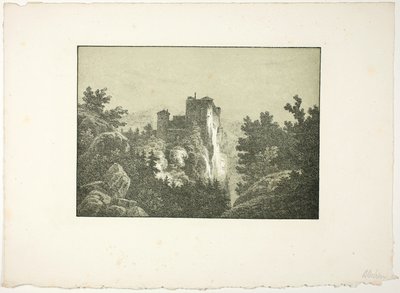 Zřícenina hradu od Carl Blechen