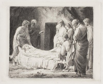 Pohřeb Krista od Carl Bloch