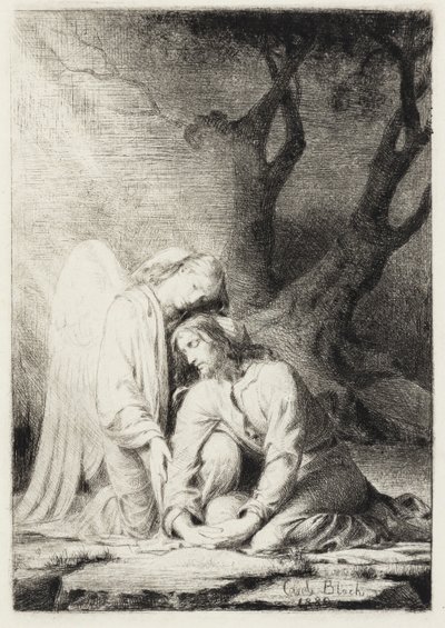 Kristus v Getsemanech od Carl Bloch